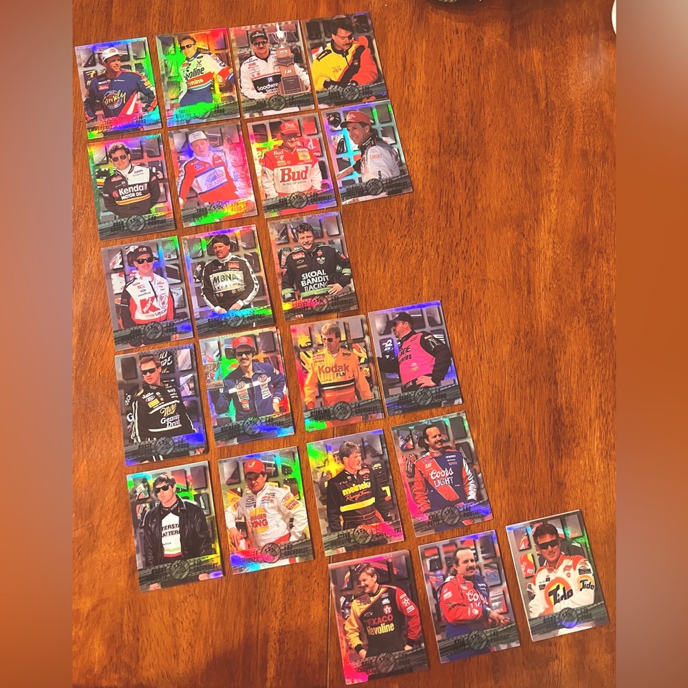 Nascar Trading Cards Presspass 1995 Assortment of Drivers/Cars total cards is 36